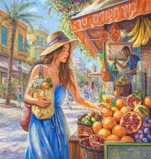 painting of Tel Aviv