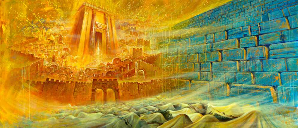 abstact jerusalem paintings