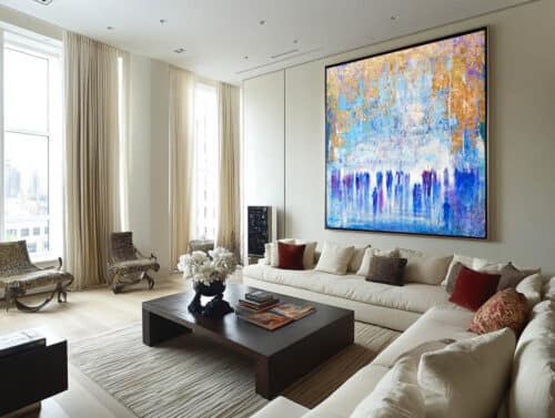Abstract painting of kotel
