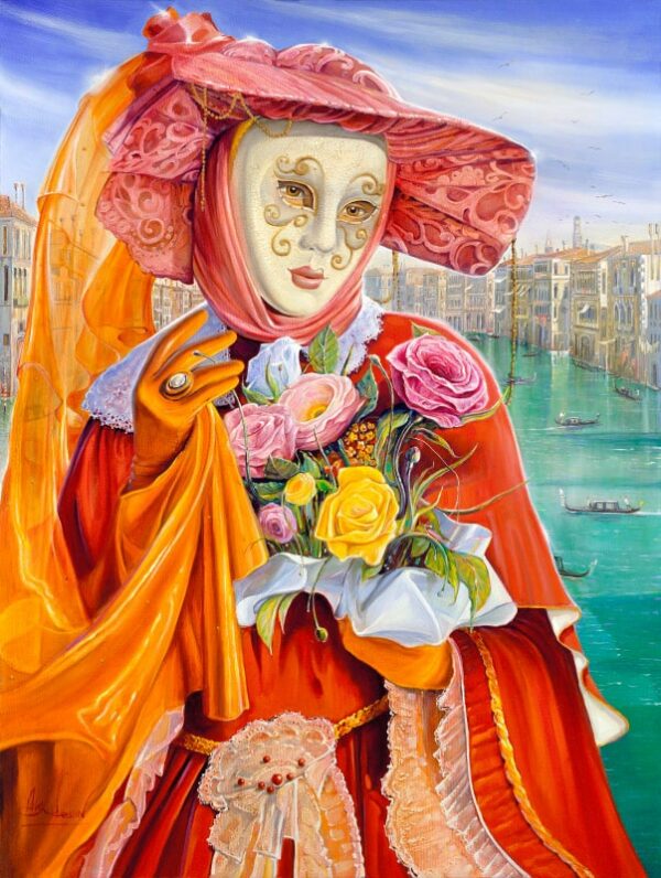 Venice Mask painting