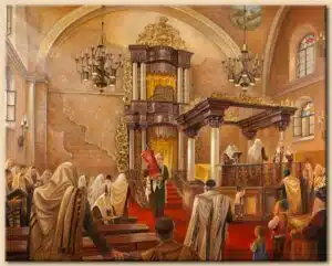 praying in synagogue hurva