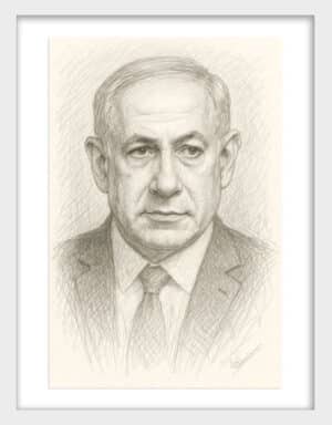 bibi netanyahu painting