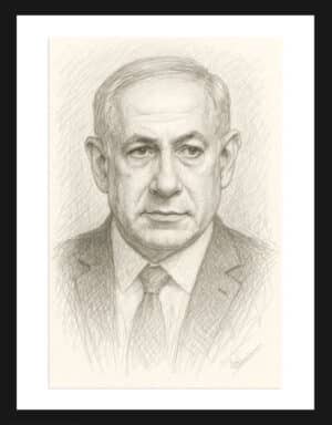 Benjamin Netanyahu Portrait