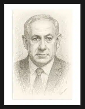 Benjamin Netanyahu Portrait