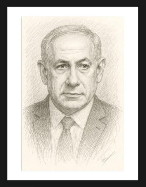 Benjamin Netanyahu Portrait