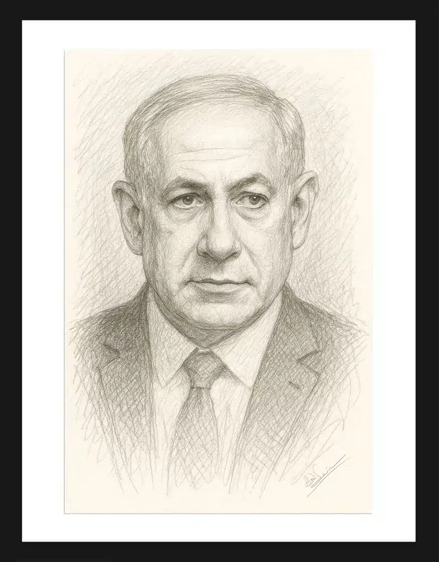 Benjamin Netanyahu Portrait