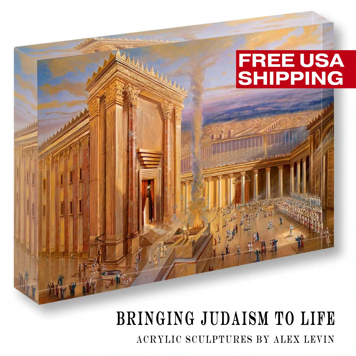 3D Acrylic Judaic Sculptures