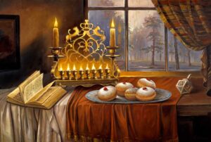 Chanukah painting