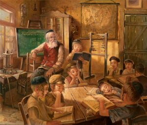 Cheider jewish life painting