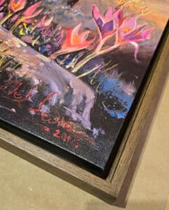 dark brown frame
