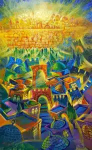 modern jerusalem painting