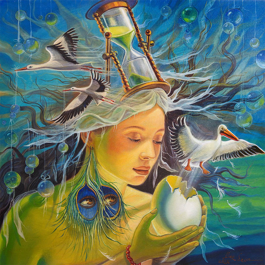painting about birth
