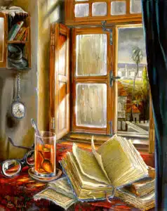 Jerusalem window painting