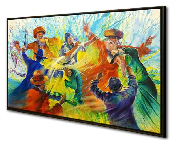 jewish dancing painting