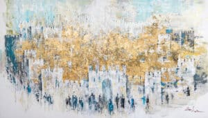 abstract jerusalem painting