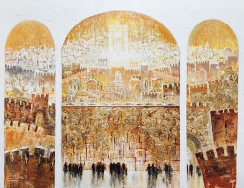 abstract jerusalem art