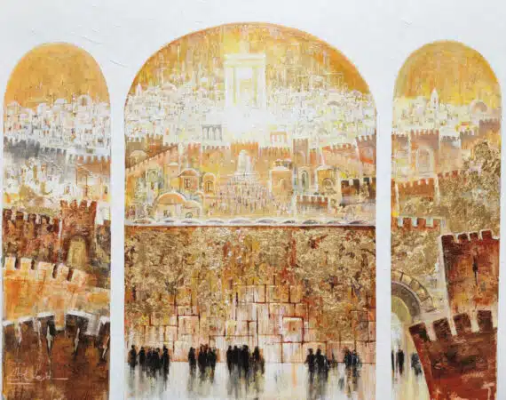 abstract jerusalem art