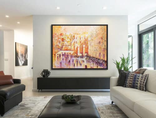 abstract jerusalem art