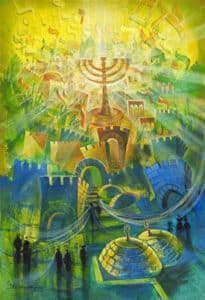 modern jerusalem painting