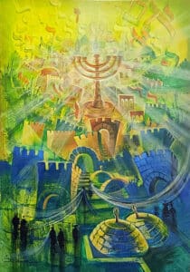 modern jerusalem painting