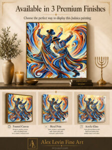 painting of jewish dancers
