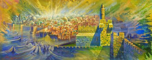 modern jerusalem painting