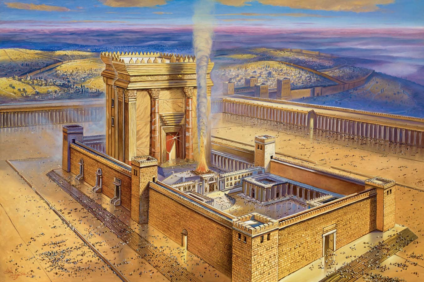 Picture of Temple in Jerusalem Beis Hamikdash - Alex Levin