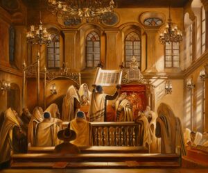 Jewish Paintings with torah