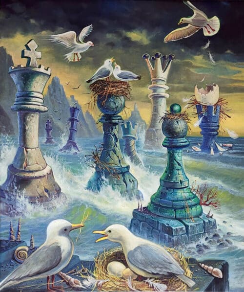 painting of chess