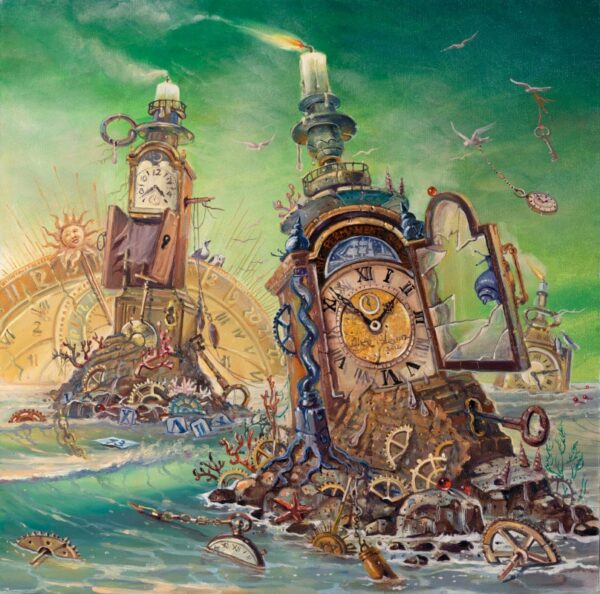 Nir permanent sub Sole Nothing is eternal under the sun, Painting by Alex Levin