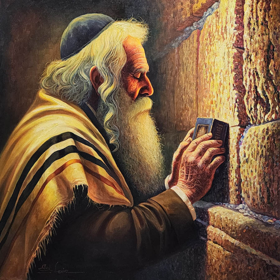 jewish man praying