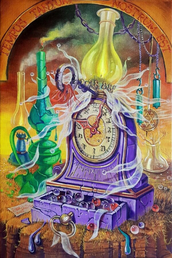 surrealism painting alex levin