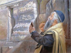 praying at the western wall