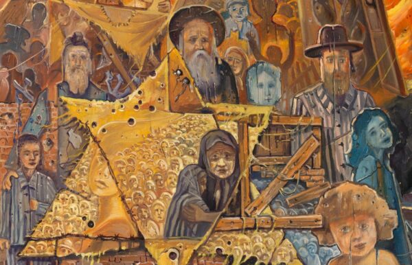 holocaust painting fragment