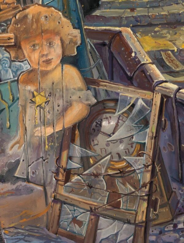 holocaust painting fragment
