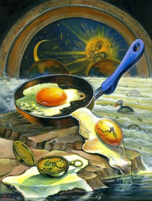 Surrealism Painting about time