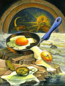 Surrealism Painting about time