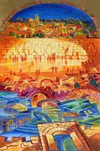 modern jerusalem painting