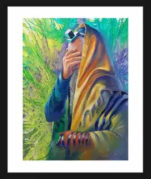 jewish praying painting