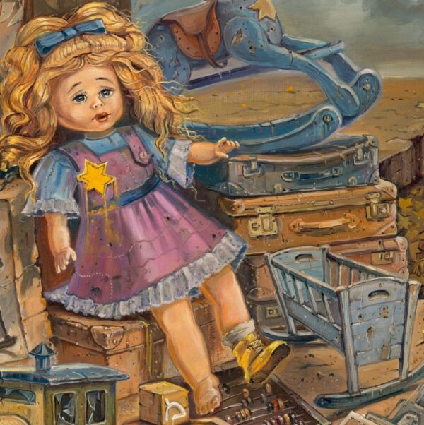 holocaust painting fragment