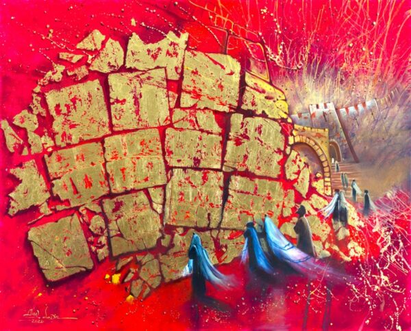 abstract jerusalem painting