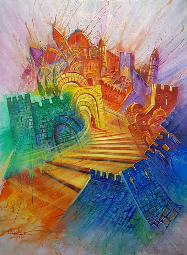 modern jerusalem painting