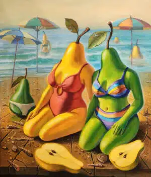 nude surrealistic painting
