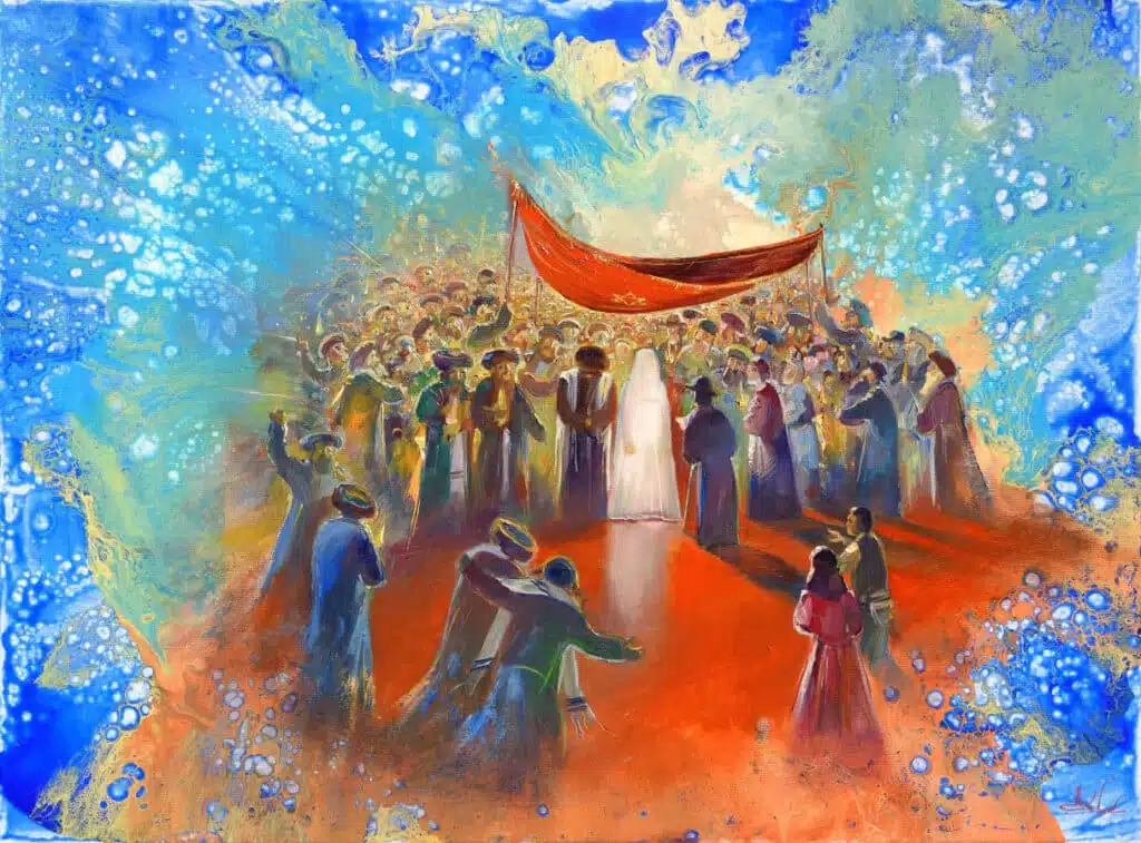 Huppah painting Chuppah