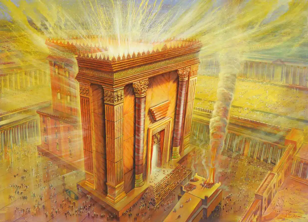 Brushstrokes of Holiness: Stunning Beis Hamikdash Artwork by Alex Levin