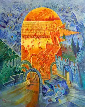 modern jerusalem painting