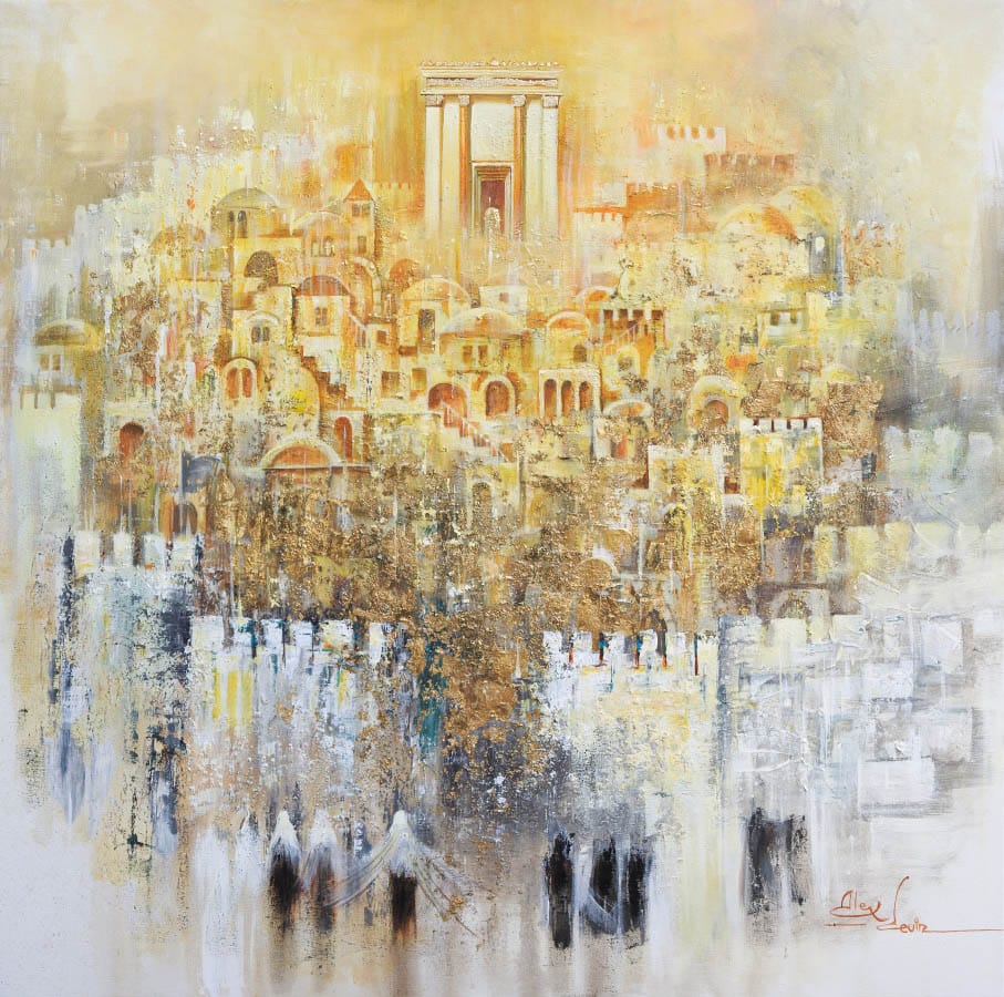 abstract jerusalem painting