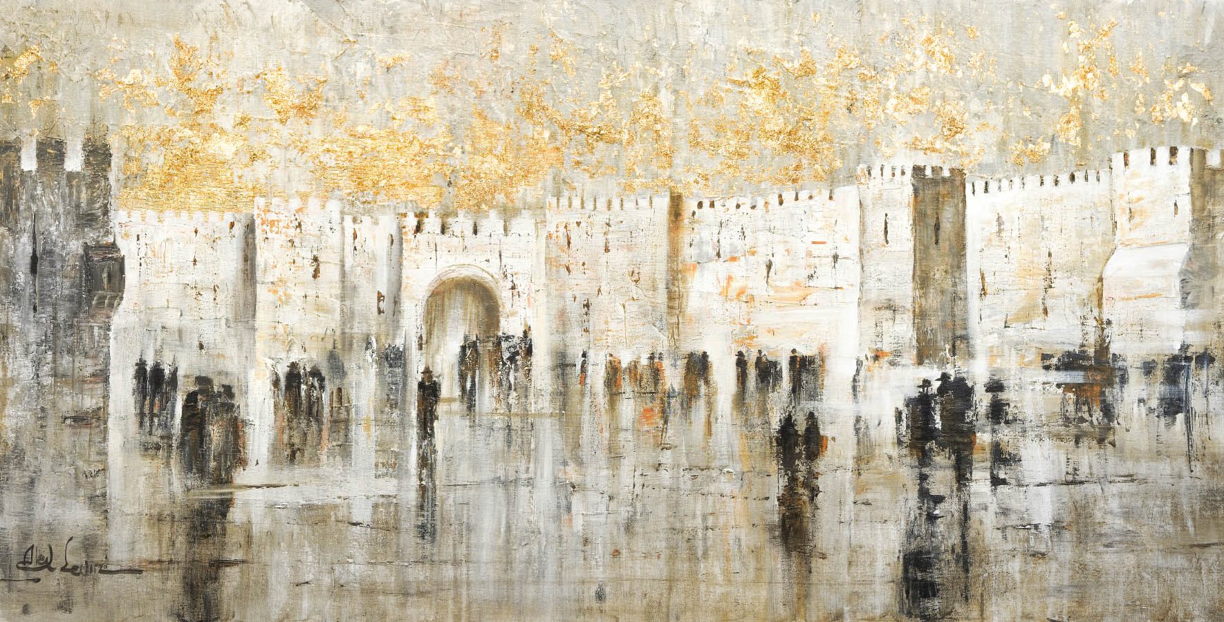 abstract jerusalem art
