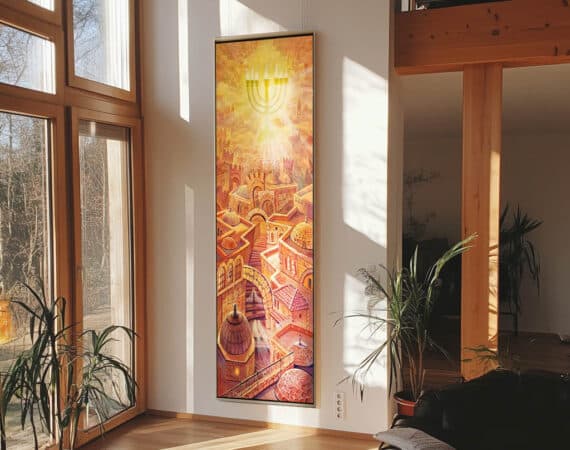 Alex Levin Jerusalem painting