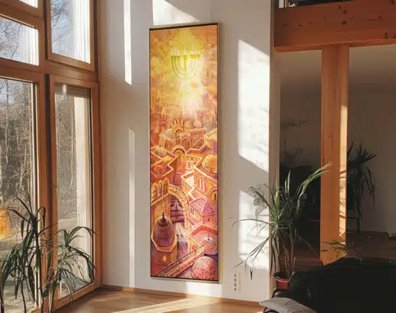 Alex Levin Jerusalem painting